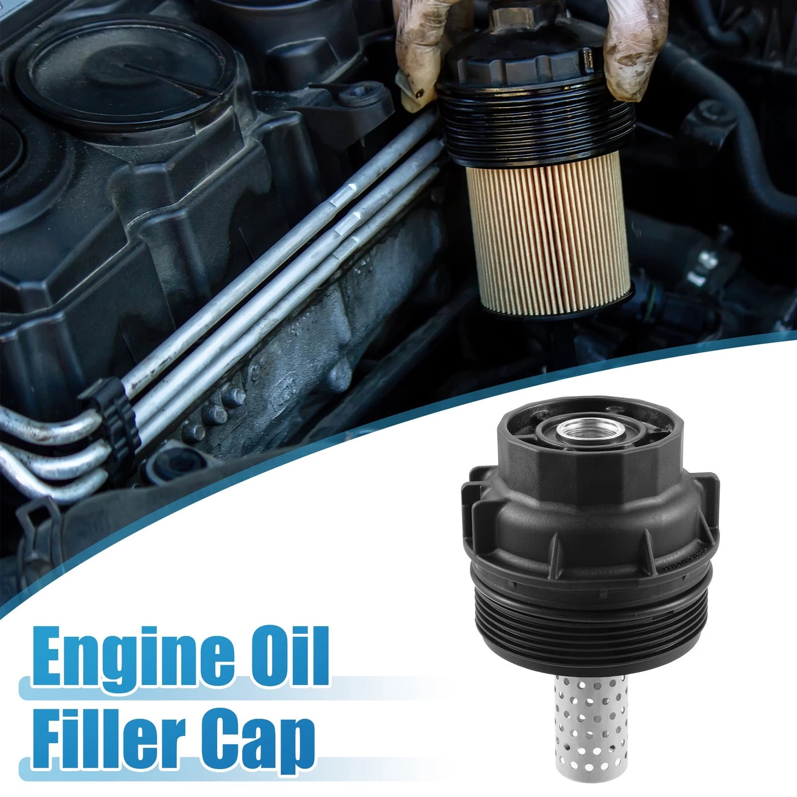 Engine Oil Filter Housing Cover Cap 156200S010 for Toyota Tundra (2008–2021)