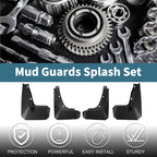Set of 4 Mud Flaps Splash Guards for Toyota Innova (2022–2023)