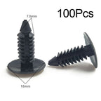 Set of 10 Black Interior Retainer Clips for