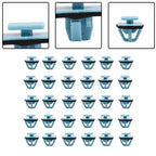 30 Molding Clips for Kia Hyundai (Fits Fender Flare, Rocker, Door)