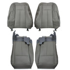 Set of 2 Leather Covers for Ford Expedition (2007–2014) Stone Gray