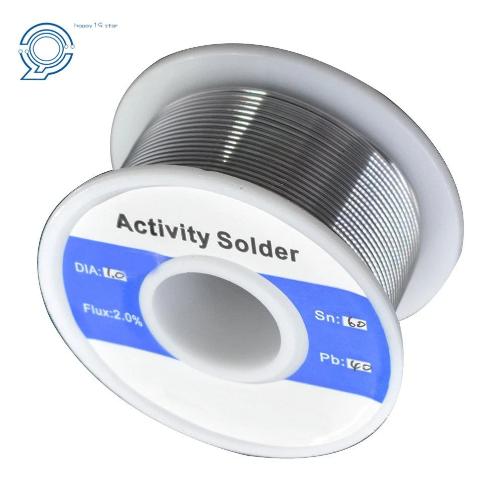 0.039" 60-40 Tin Lead Rosin Core Welding Wire for Automotive Use (50g Roll)