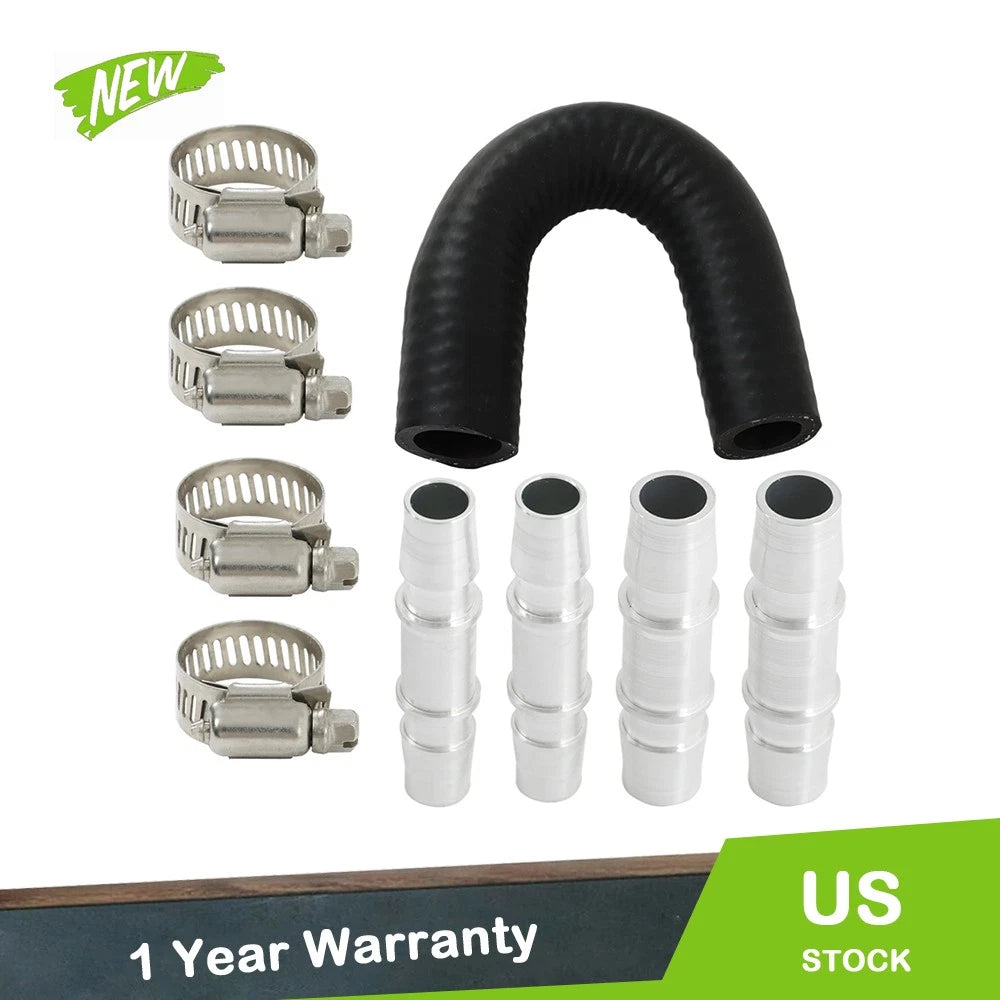 Universal Silicone Heater Core Bypass Hose Repair Kit 5/8" 3/4"
