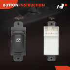 Rear Right Power Window Switch for Kia Rondo (2010)