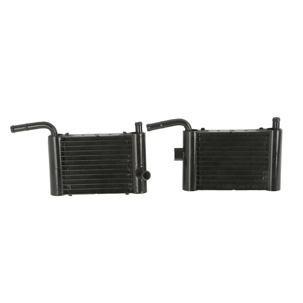 Black Lower Vented Fairing Radiator Cooler for Harley Touring (2014–2024)