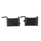 Black Lower Vented Fairing Radiator Cooler for Harley Touring (2014–2024)
