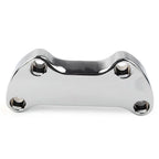 1" Bar Smooth Handlebar Riser Top Clamp Chrome for Harley Dyna Softail Sportster