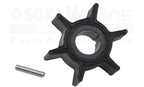 Water Pump Impeller W/ Key for Tohatsu Nissan 2-5 HP Outboard (1990–2023)