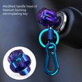 Key Head Cover for CNC Decorative Motorcycles (Burn Blue)