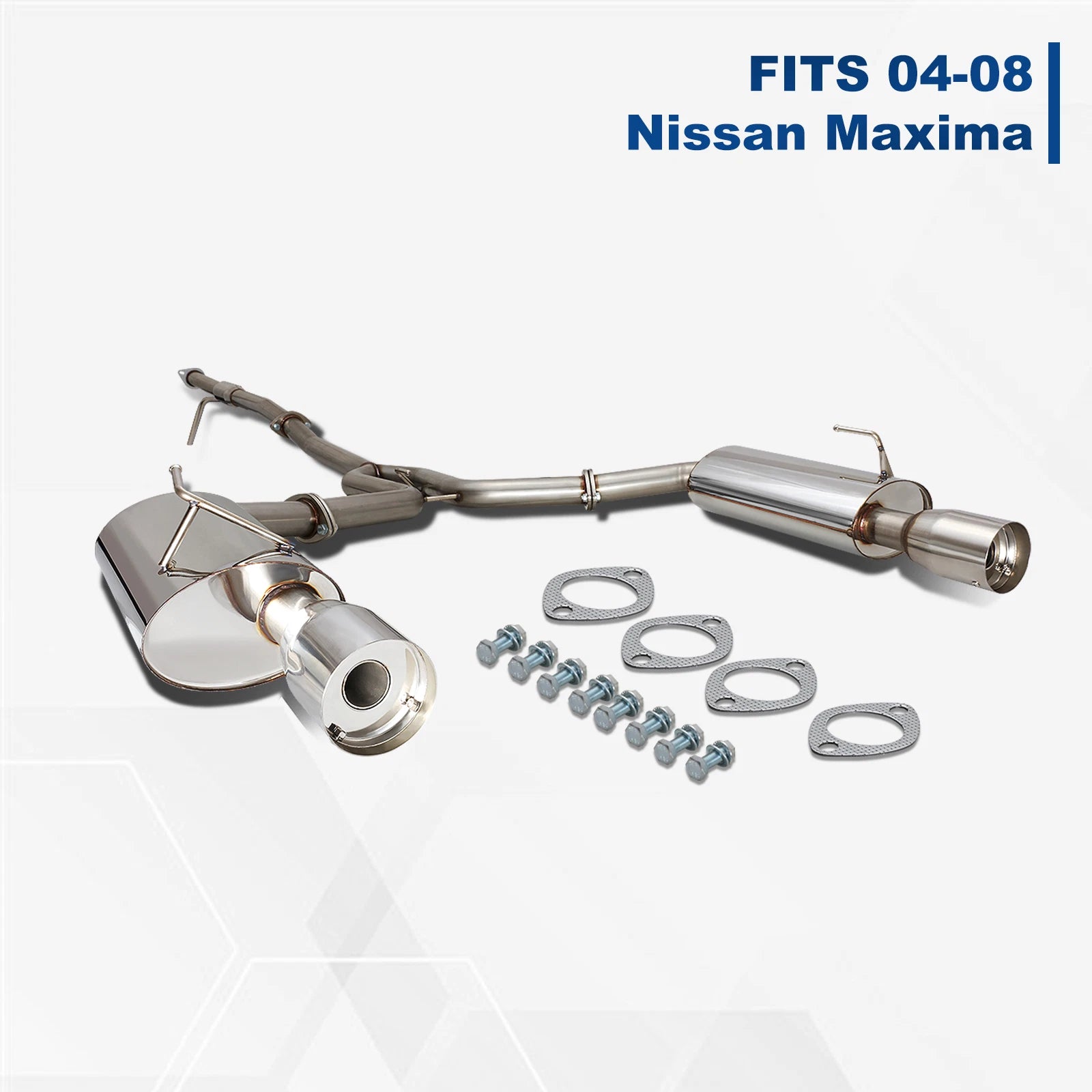 Catback Exhaust System Kit for Nissan Maxima A34 V6 (2004–2008) 4" Dual Tip
