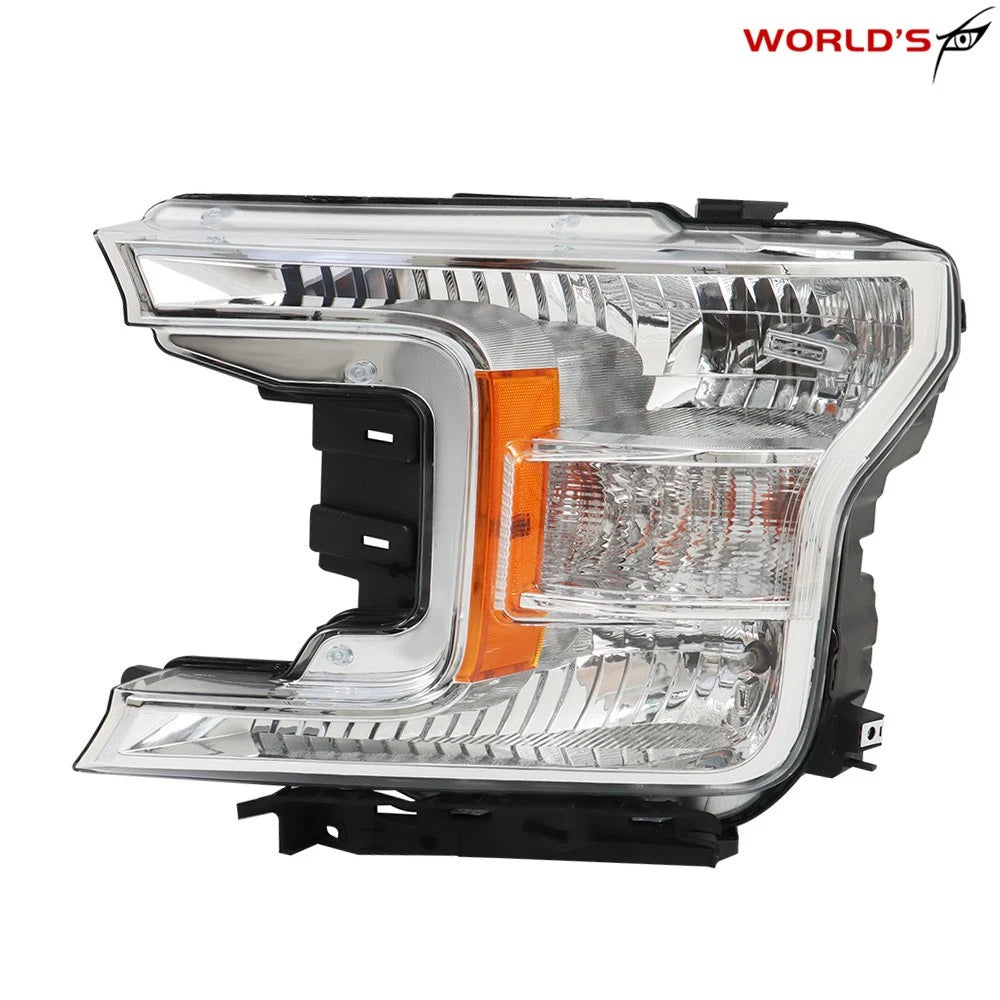 Headlight Assembly for Ford F150 (2018–2020) Halogen Clear Lens Left Side