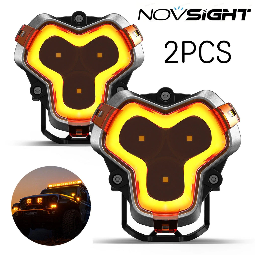 2X LED Work Lights Pod for Truck Jeep (2010–2023)