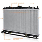 Aluminum Core Radiator for Nissan Sentra 2000–2006 1.8L AT DPI-2346