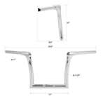 10'' Ape Hanger Fat Bars 1-1/4" Handlebar for Harley Fat Boy (2000–2023)