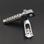 Silver Front Foot Pegs for Kawasaki Ninja EX250 ZX600 ZX7 ZX9R ZX11 (1988–2003)