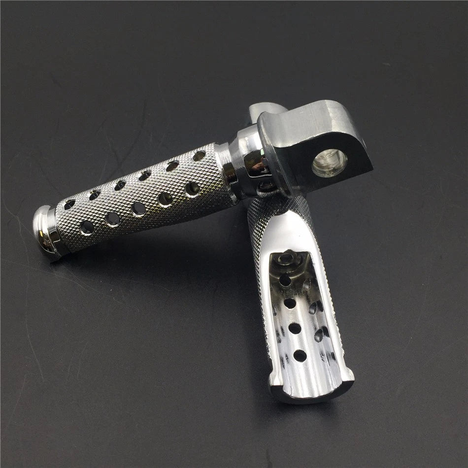 Silver Front Foot Pegs for Kawasaki Ninja EX250 ZX600 ZX7 ZX9R ZX11 (1988–2003)
