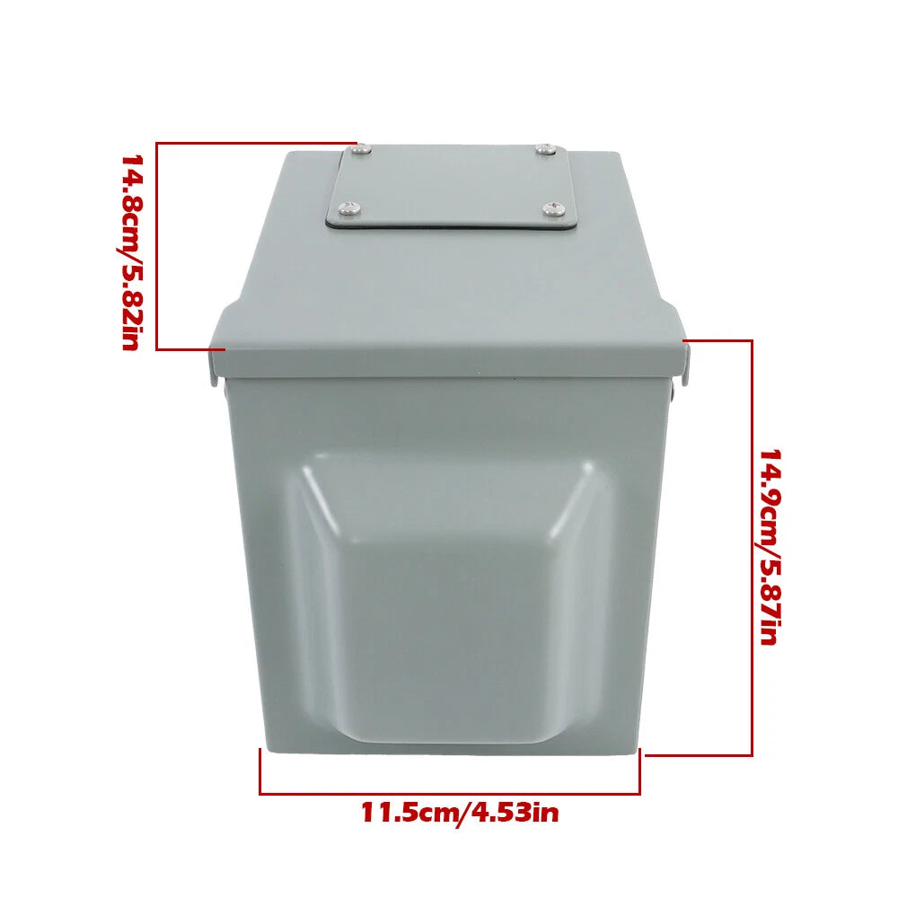 Rainproof Outdoor Electrical Outlet Box for Dual 20 AMP Receptacles