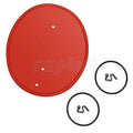 Red Front Number Plate Mount Kit for Honda Z50 Z50R (1979–1987)