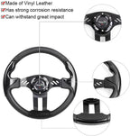 13" 6 Bolt Racing Steering Wheel with Quick Release for Universal Fit