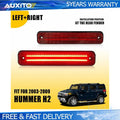 Set of 2 Rear Red LED Side Marker Lights for Hummer H2 (2003–2009)