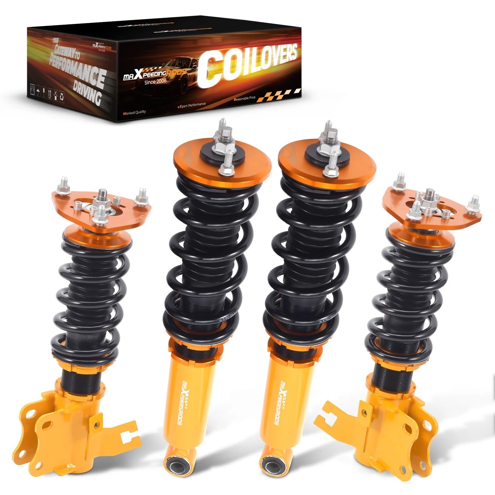 Adjustable Coilover Struts for Nissan S13 240SX (1989-1994)