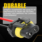Set of 4 Headlight Wiring Harness Connectors for Make Model