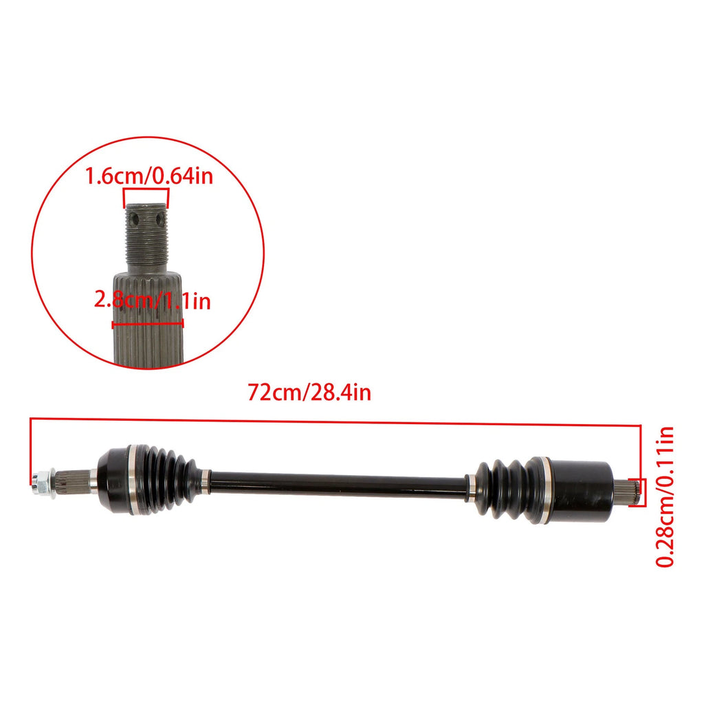 Drive Shaft Axles for Polaris RZR Trail S 4 900 XP General 1000 (2014–2023)