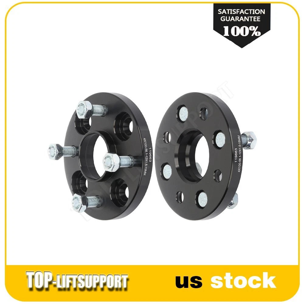2X 15mm Wheel Spacers for Honda Fit Civic Prelude