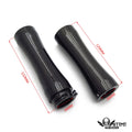 1" 25mm Slender Waist Black Hand Grips for Honda Yamaha Harley Suzuki