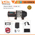 4500LBS Electric Winch with Steel Rope for Offroad UTV ATV 4WD