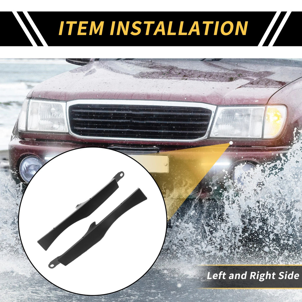 Pair Front Bumper Grille Headlight Filler for Toyota Tacoma (2005–2011) No. 5251204901