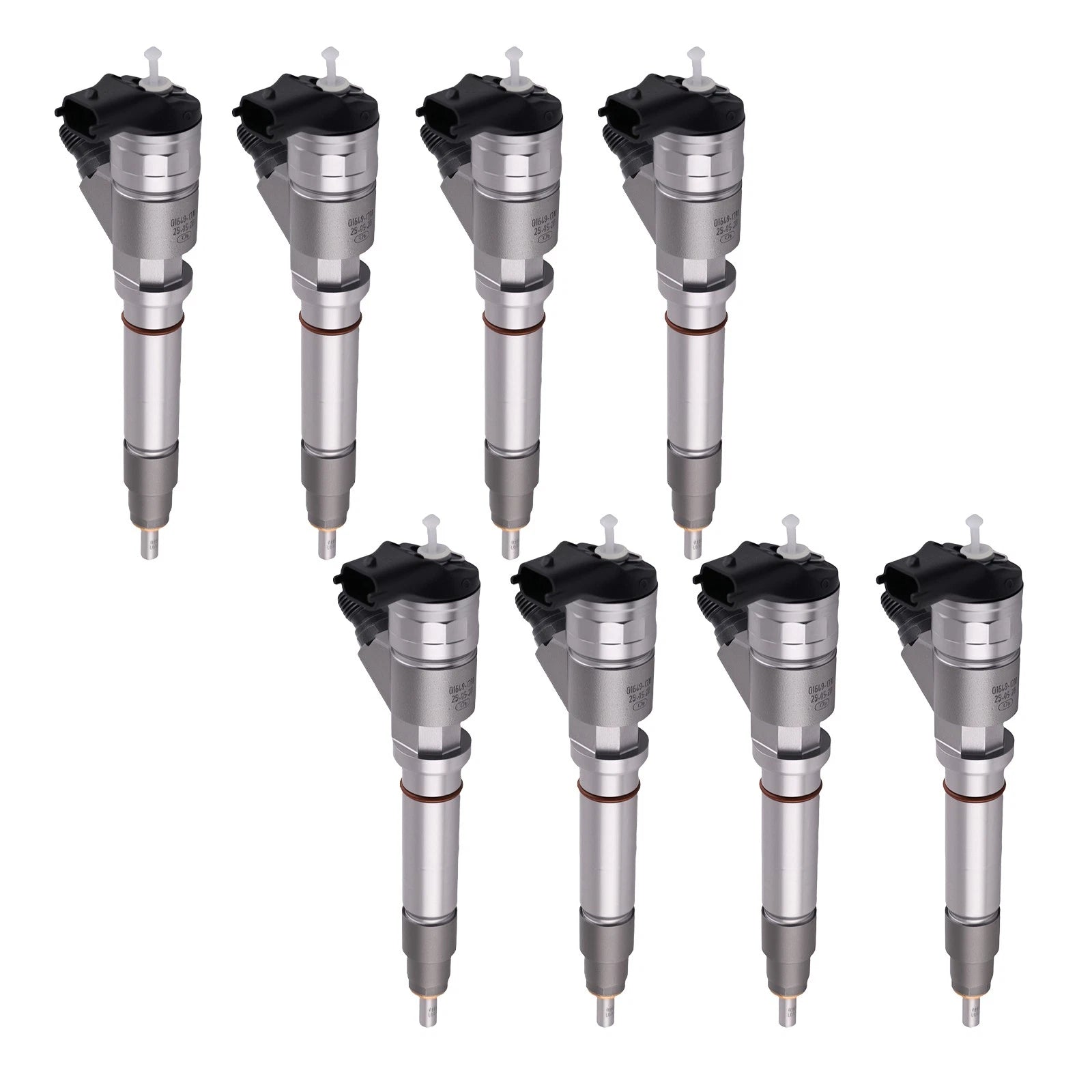 Set of 8 Fuel Injectors for GMC Chevy Sierra 2500 3500 HD 6.6L (2007–2010) 0445120082
