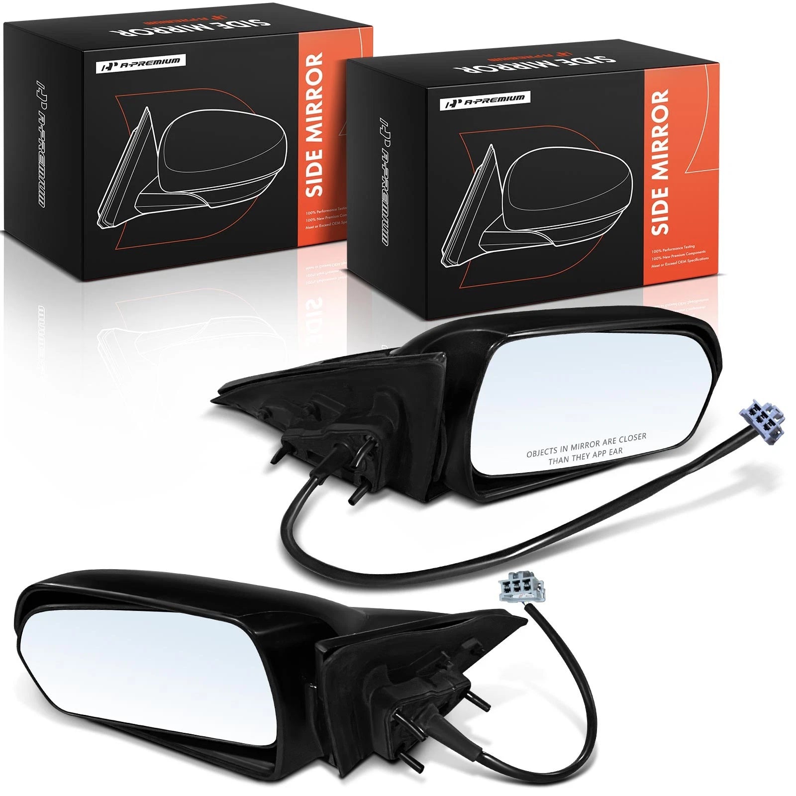 Pair Power Side Mirrors for Honda Accord (1998–2002) Coupe