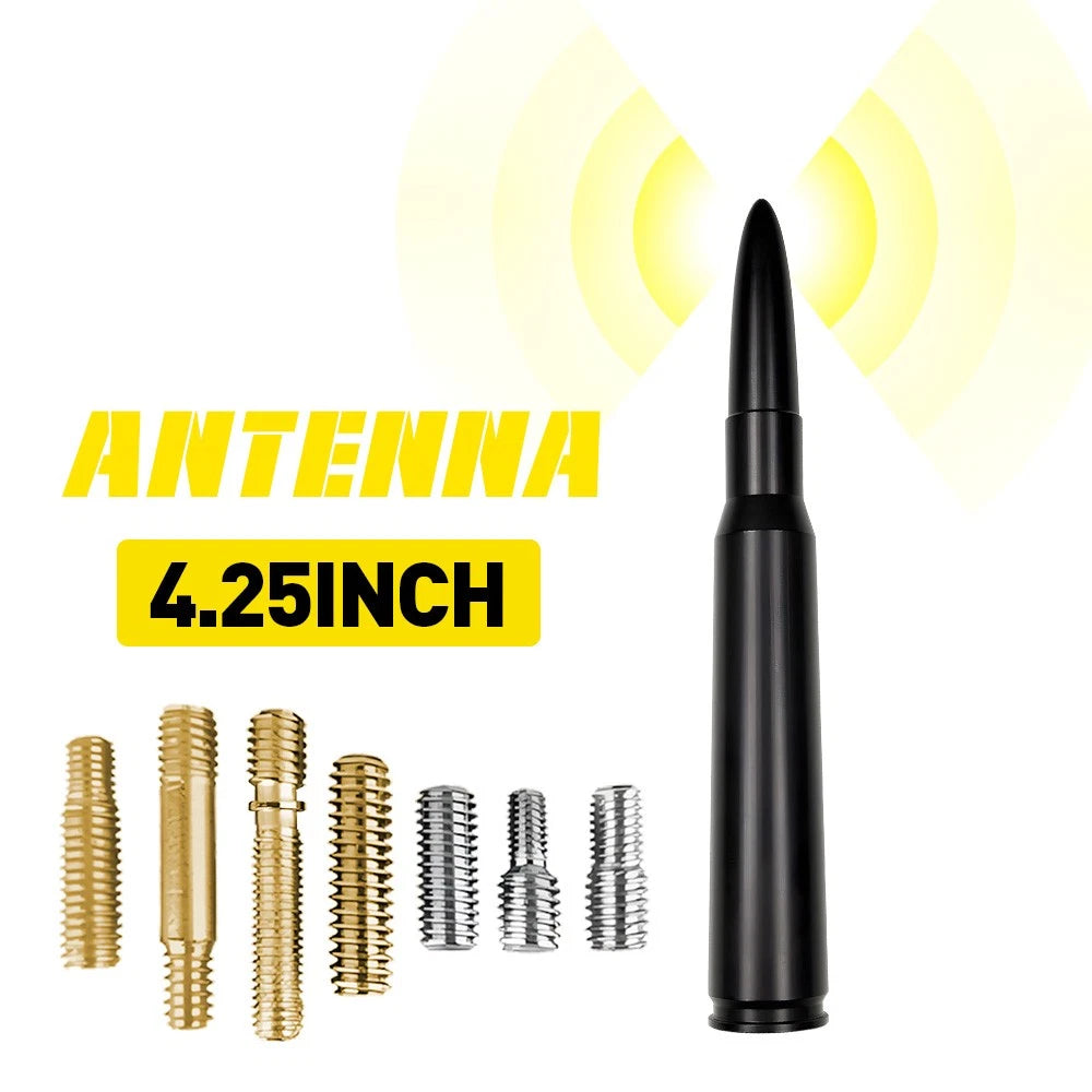 4.25 Inch Black Antenna Mast Power AM/FM for Ford Mustang (1979–2009)