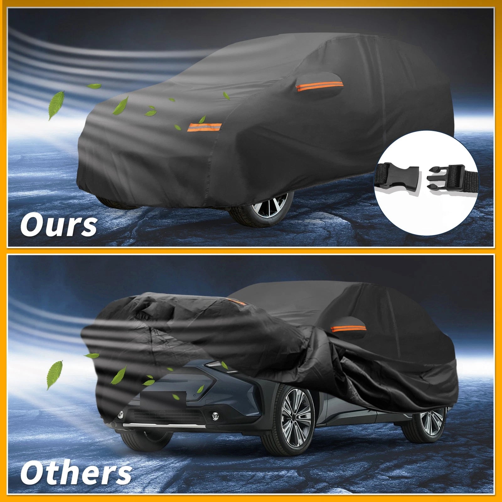 Waterproof Car Cover for Subaru Solterra (2023–2023) 190T-PU with Zipper