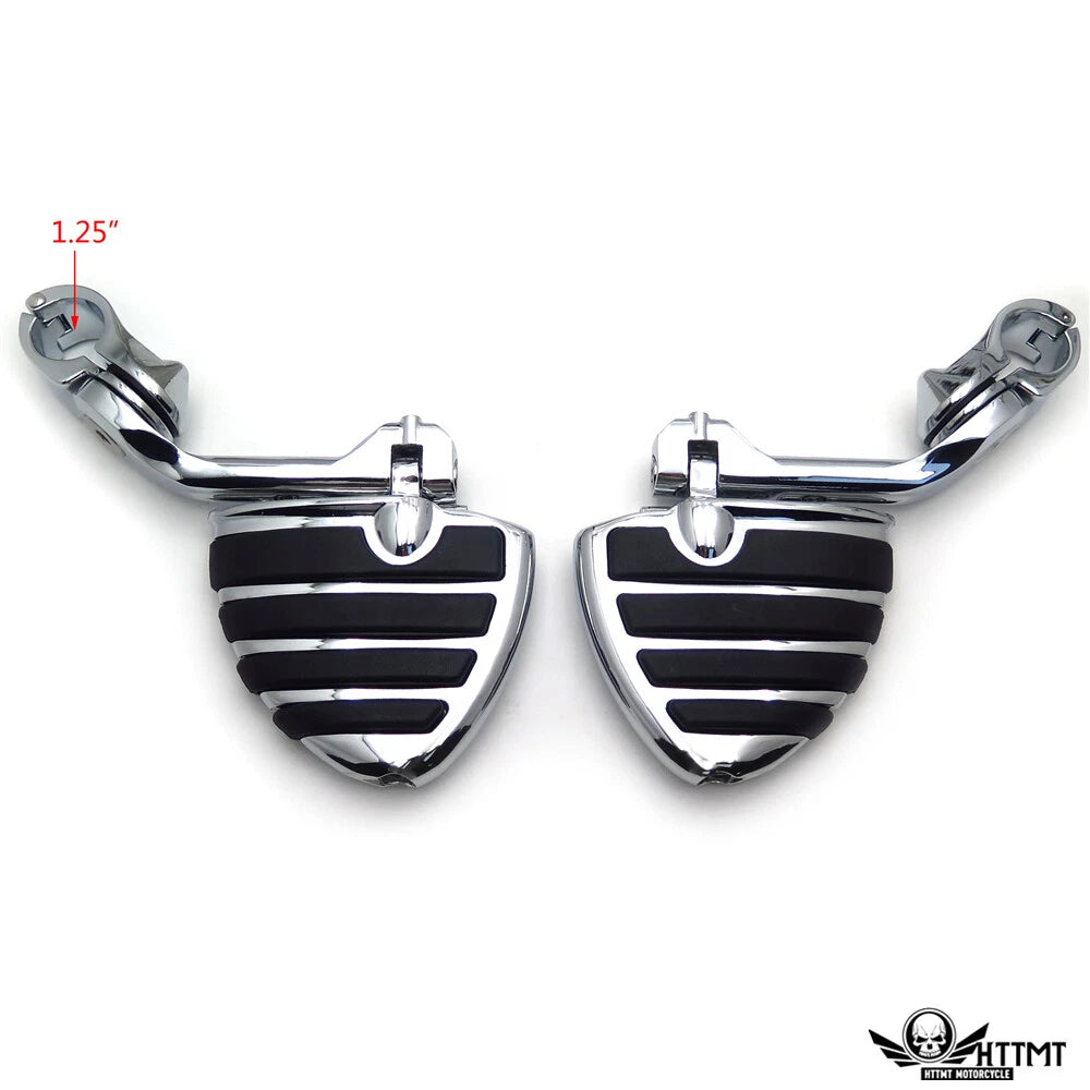 Chrome 5" Mini Wing Highway FootPeg for Kawasaki Vulcan VN (Year Range)