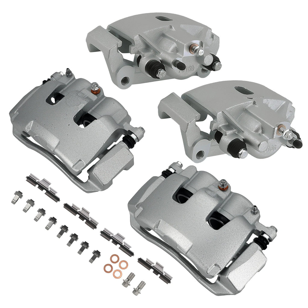 Front Rear Brake Caliper w/Bracket for Dodge Ram 1500 (2009–2010) 18-B4837 18B4836