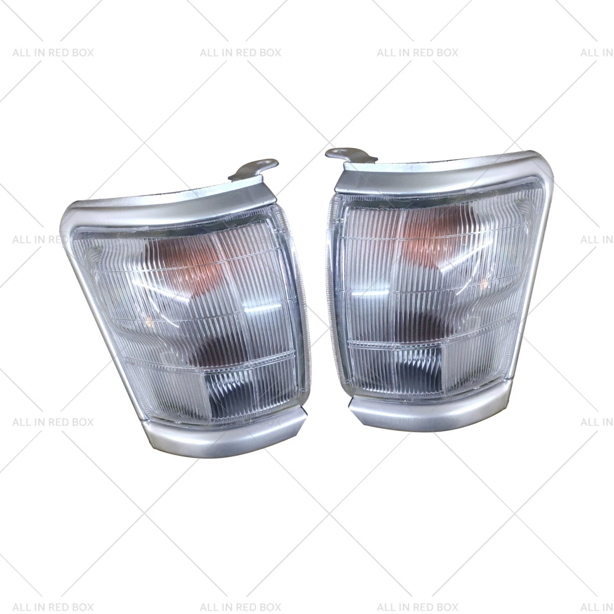 Pair Clear Corner Indicator Lights for Toyota Hilux (1997–2001)
