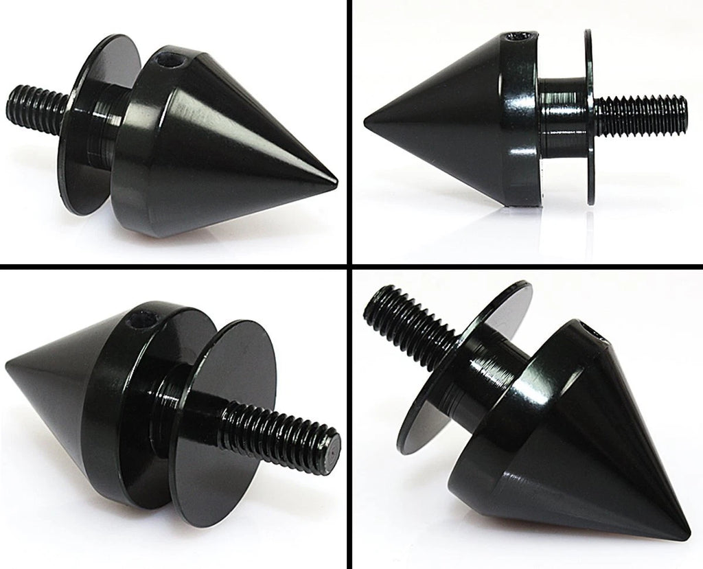 Black Spike Alloy Quick Release Bumper Fasteners Kit for Audi A4 A5 A6 TT (2009-2024)