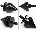 Black Spike Alloy Quick Release Bumper Fasteners Kit for Audi A4 A5 A6 TT (2009-2024)