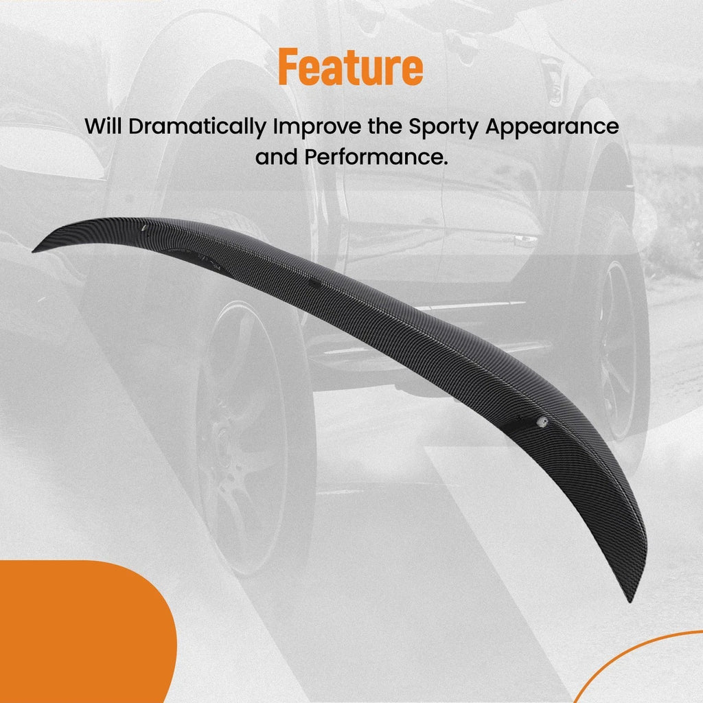 Rear Trunk Spoiler Wing Lip for BMW F30/F80 M3 (2012–2018) PSM Style Carbon Fiber