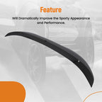 Rear Trunk Spoiler Wing Lip for BMW F30/F80 M3 (2012–2018) PSM Style Carbon Fiber