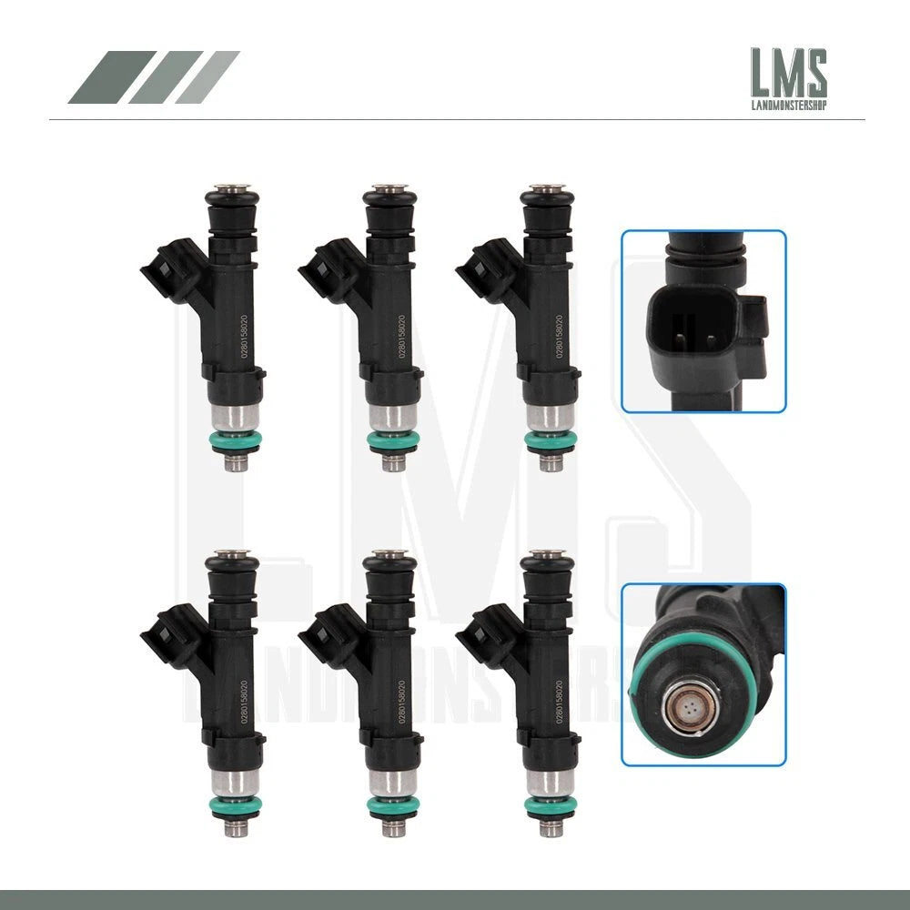 Set of 6 Fuel Injectors for Dodge Durango, Dakota (2004–2010)