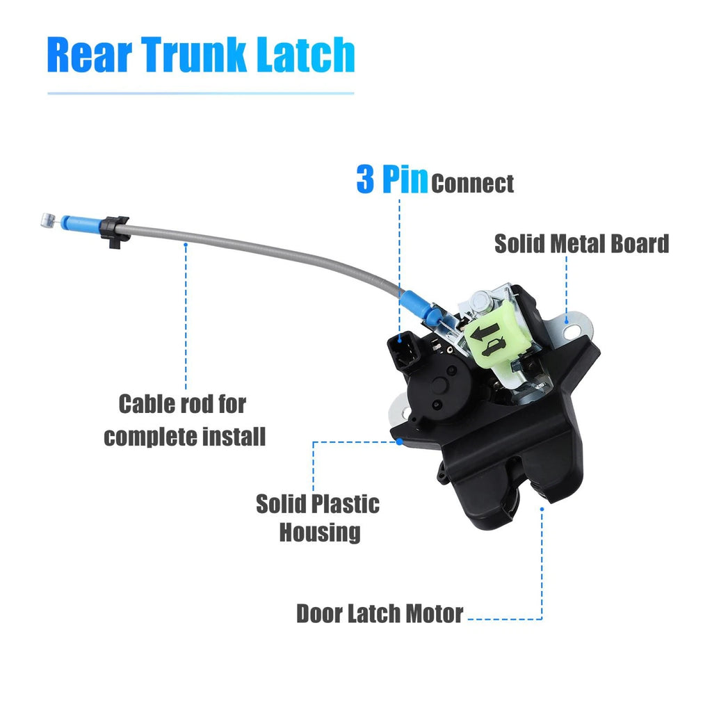 Trunk Latch Lock Actuator 81230-C1010 for Hyundai Sonata (2015–2017)