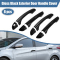 8pcs ABS Exterior Side Door Handle Cover Trim for Hyundai Elantra (2017–2020)