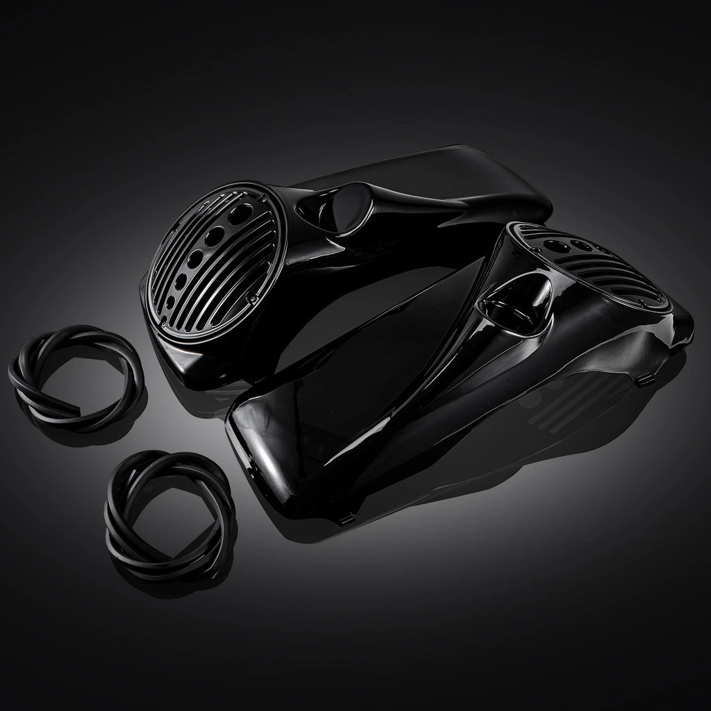 8" Speaker Lids with Tweeter Port for Harley Touring Road Electra Glide (1994–2013)