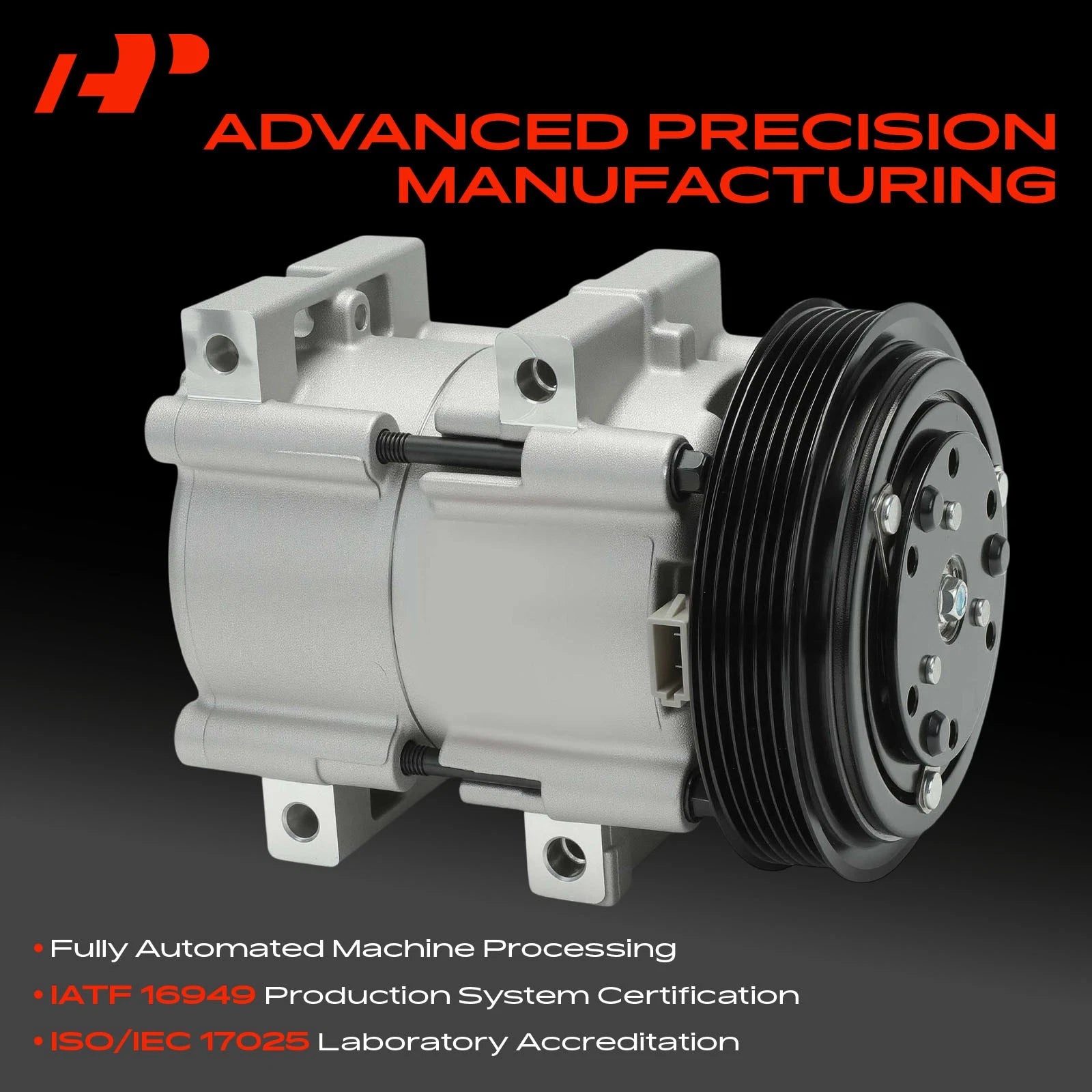 A/C Compressor with Clutch for Ford Ranger Mazda B2300 B2500 (1990-2001)