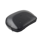 Passenger Sissy Bar Backrest Pad with Orange Stitching for Harley Electra Glide