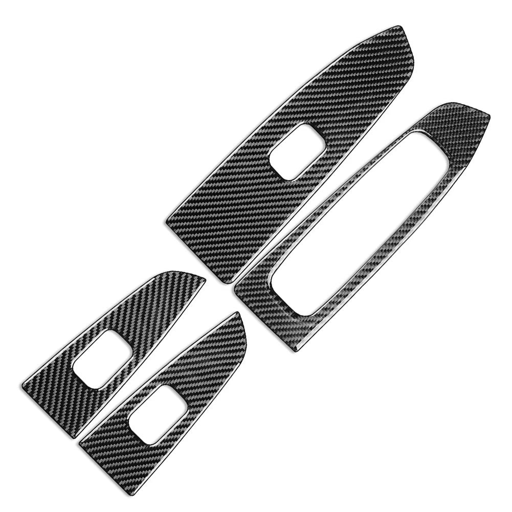 Carbon Fiber Window Lift Switch Panel Cover for Kia Forte Cerato K3 (2019–2023)