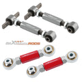 Set of 4 Rear Upper Adjustable Camber Toe Arms for Honda Civic (1988–1991)